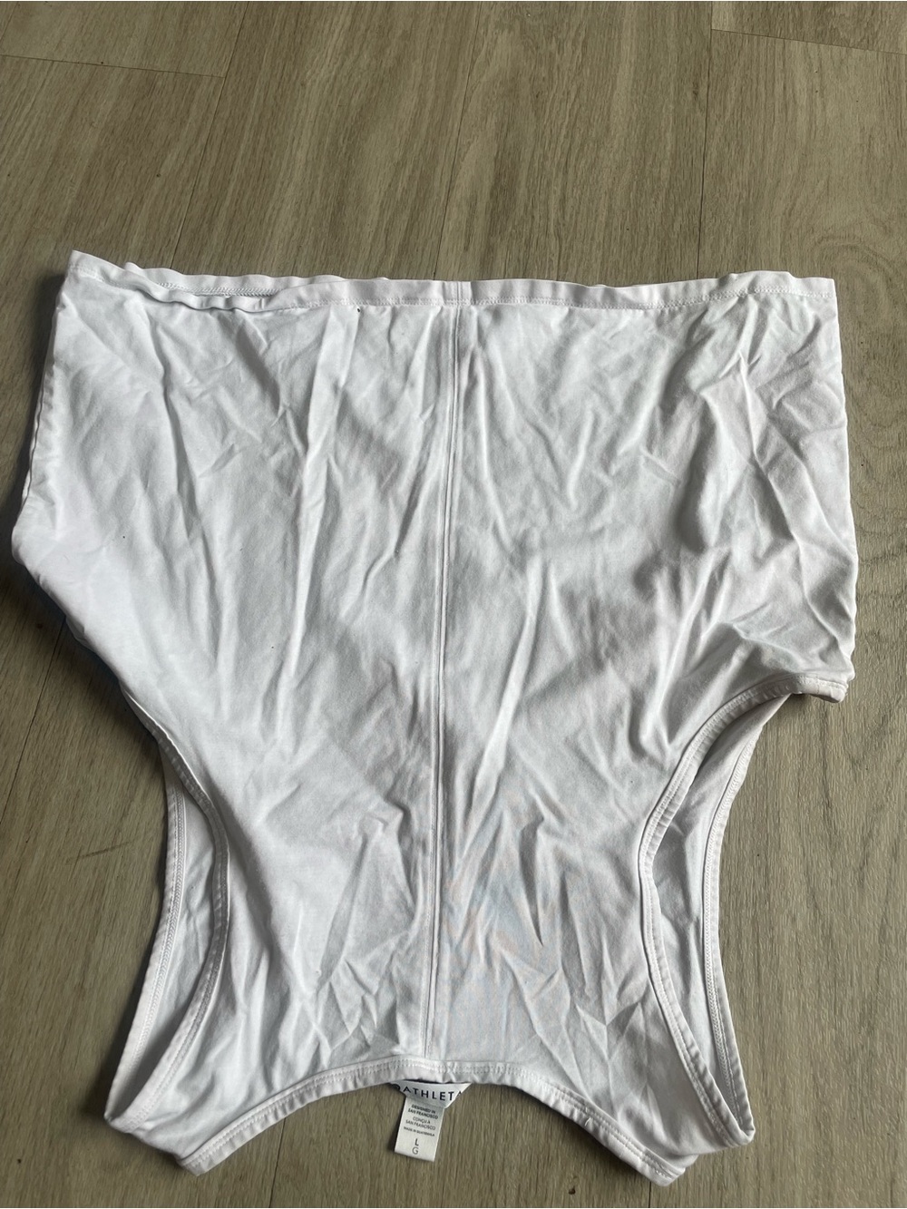 Athleta White Racerback Tank Top - Picture 3 of 3